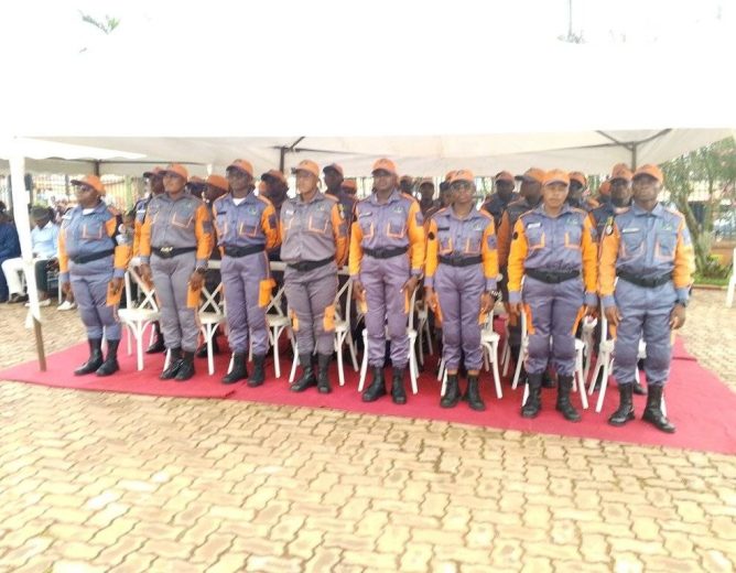 Cérémonie d’accueil des policiers municipaux à Yaoundé IV